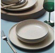 Set da tavola 8 pezzi beige/porcellana