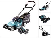 Dlm 432 RF2 36 v ( 2x 18 v ) tosaerba a batteria da 43 cm senza spazzole + 2x batteria da 3,0 Ah + caricabatterie + caricabatterie - Makita