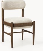 Sedia imbottita in legno di quercia Imara