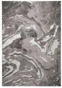 Tappeto grigio/argento 200x290 cm Marbled - Flair Rugs