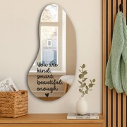 Adesivo per specchio S3 – You are kind, smart, beautiful, enough. (Handwritting)