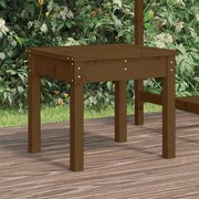 Panca da giardino miele 50x44x45 cm legno massello di pino