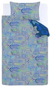 Biancheria da letto per bambini blu/grigia in microfibra per letto singolo 135x200 cm Gamer – Catherine Lansfield