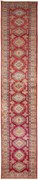 Kazak Tappeto 410x80 Rosso (Pakistan) Annodato A Mano