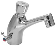 Miscelatore lavabo temporizzato a pulsante MCM ottone cromo