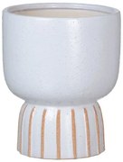 Vaso 19,5 x 19,5 x 24 cm Ceramica Bianco