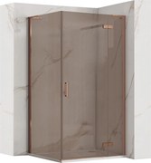 Cabina doccia REA Hugo 80x90 Copper Brush