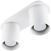 Plafoniera CREEP 2xGU10/25W/230V bianca