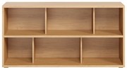 Libreria bassa finitura legno chiaro rovere L140 cm EPURE