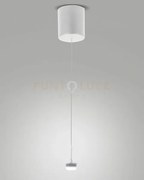 3804-45-102 montatura sali scendi bianca completa cct 8w - 750 lm- ...