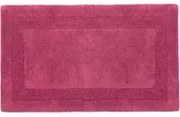 Tappeto bagno 50x80 cm in cotone magenta