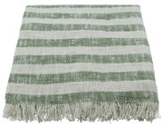 Tikamoon - Plaid in cotone Fold verde