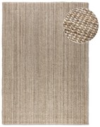 Tappeto grigio tortora in iuta 160x230 cm Bouclé – Hanse Home