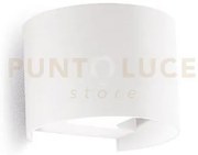 Ges875c- applique in alluminio e vetro colore bianco led 3000k 1190...