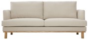 Divano scandinavo beige 3 posti HOBART