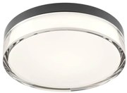 Redo 01-3735 - Plafoniera LED FRISBI LED/12W/230V 3000/4000K IP44 nero