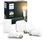 Philips Hue - Philips Hue White Amb. Starter Kit 3 Bluetooth E27 Philips Hue