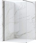 Parete doccia Rea Flexi Transparent / Titan 80