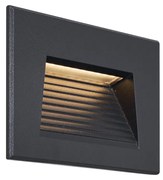 Lampada da Parete da Incasso Moderna Nera 11,5 cm incl. LED IP65 - Trem