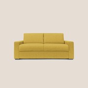 Nixon Divano letto matrimoniale con materasso 20 cm in tessuto impermeabile T03 giallo