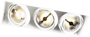 Faretto incasso bianco AR111 Trimless 3 luci - Oneon