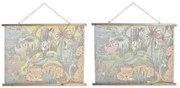 Quadro DKD Home Decor Per bambini animali 100 x 2 x 75 cm (2 Unità)