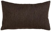 Cuscino Poliestere Cotone Marrone 50 x 30 cm