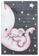 Tappeto per bambini rosa e grigio 120x170 cm Kids - Ayyildiz Carpets