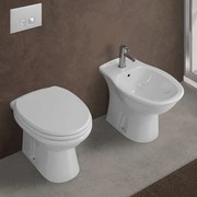 Set di sanitari serie Karla composto da WC + Bidet + Copriwater