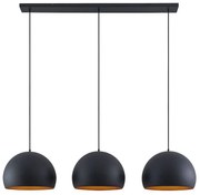 Lindby - Tarjei Lampada a Sospensione L146 Black/Gold Lindby