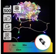 Aigostar - Catena LED natalizia da esterno 300xLED/8 funzioni 33m IP44 multicolore