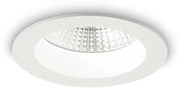 Faretto A Incasso Basic Fi Alluminio Bianco Led 10W 4000K Luce Naturale