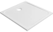 Piatto doccia SENSEA in resina EASY bianco L 80 x L 90 x H 3 cm lucido