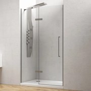 Porta doccia battente 80cm con laterale fisso KT4000 - KAMALU