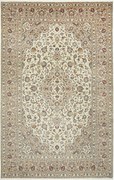 Kashan Tappeto persiano 320x200 Beige (Iran) Annodato A Mano