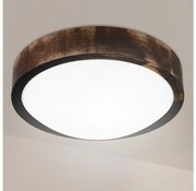 Brilagi - Plafoniera LED CARVALHO SLIM SMOKEY LED/20W/230V rovere Ø 27,5 cm