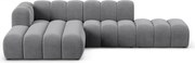 Divano angolare grigio chiaro ad angolo sinistro Lupine - Micadoni Home