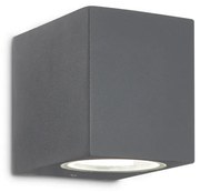 Applique Moderna Up Alluminio Antracite 1 Luce G9 3W 3000K Luce Calda