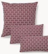 Federa in cotone con stampa geometrica Jella