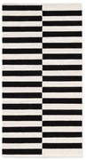 Tappeto bianco e nero in lana reversibile/tessuto a mano 80x150 cm Donna – Hanse Home