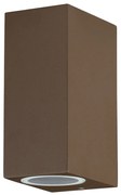 Applique da parete Botticelli Corten IP44 1 x GU10 Novaline