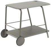Carrello da dessert in alluminio colore verde scuro Naterial   X 69.5 cm