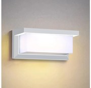 Brilagi - Applique da esterno BRICKY 1xE27/60W/230V bianco IP54