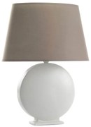 Lampada da tavolo charm Lampada da tavolo shabby Zen/G grigio cotone E27