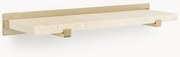 Mensola da parete in marmo Ally, larg. 60 cm
