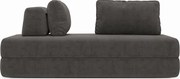 Rift divano letto matrimoniale 2 posti e 3 posti con schienali mobili - materasso alto 22 cm e memory foam in T31
