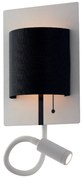 Lampadario Applique Led Pop Eclettico Colore Bianco Nero 6W  Mis 16 x 35 x 18 cm