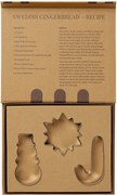 Set di 3 tagliabiscotti in acciaio inossidabile Classic