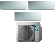 Daikin - Climatizzatore Condizionatore Bluevolution Trial Split Inverter serie emura white iii 7+9+9 con 3MXM40N R-32 Wi-Fi Integrato 7000+9000+9000
