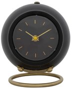 Orologio da tavolo elegante Ball Nero 16x13x19 cm